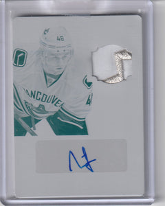 Nicklas Jensen 2013-14 Dominion Auto Patch Printing Plate 1/1 for #188