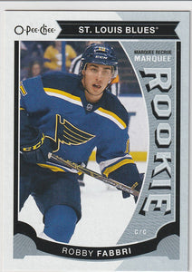 Robby Fabbri 2015-16 O-Pee-Chee Update Rookie card U24