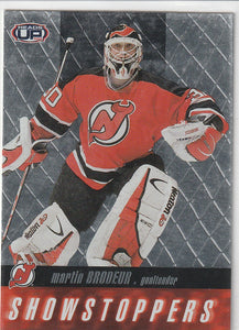 Martin Brodeur 2002-03 Pacific Heads Up Showstoppers card #13