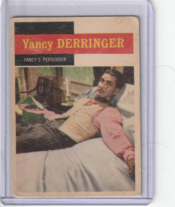 1958 Topps TV Westerns card #39 Yancy Derringer