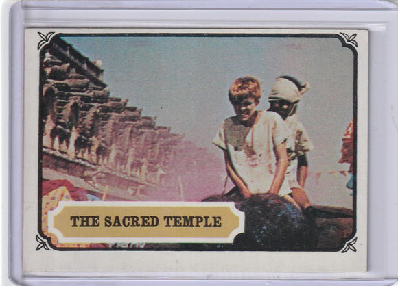 1967 Topps Maya Mysteries of India card #23 The Sacred Temple