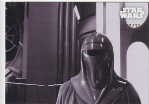 Star Wars Return of The Jedi Black and White card #92 Purple #d 22/25