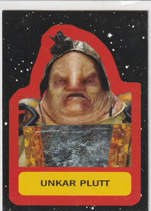 Star Wars Journey to The Last Jedi Character Sticker #16 Unkar Plutt