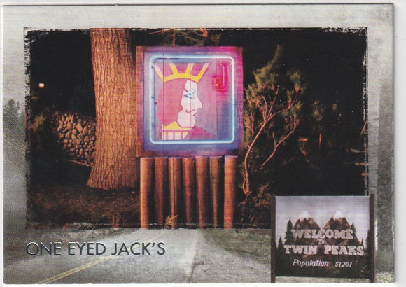 2019 Twin Peaks Archives Welcome To Twin Peaks card W13 One Eyed Jacks
