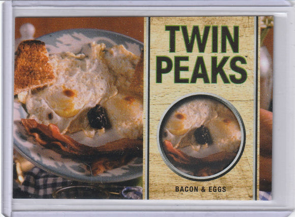 2019 Twin Peaks Archives Scratch-n-Sniff card SS4 Bacon and Eggs