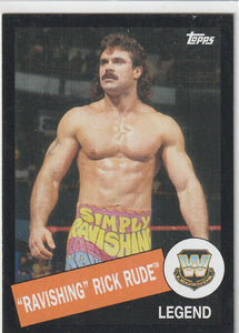2015 Topps WWE Heritage Ravishing Rick Rude card #37 Black Parallel