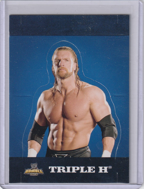 2010 Topps WWE Rumble Packs Triple H Pop-Up card #4 of 9