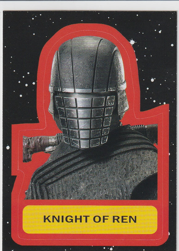 Star Wars Journey To The Rise of Skywalker Character Sticker CS-17 Knight of Ren