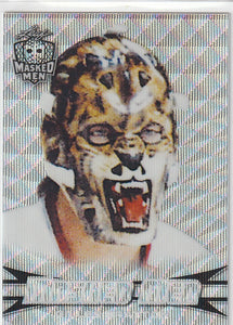 Gilles Gratton 2017-18 Leaf Masked Men Base Metal / Mask card #07 Wave Parallel