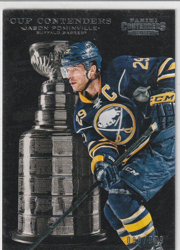 Jasin Pominville 2012-13 Rookie Anthology Cup Contenders card C16 #d 080/999