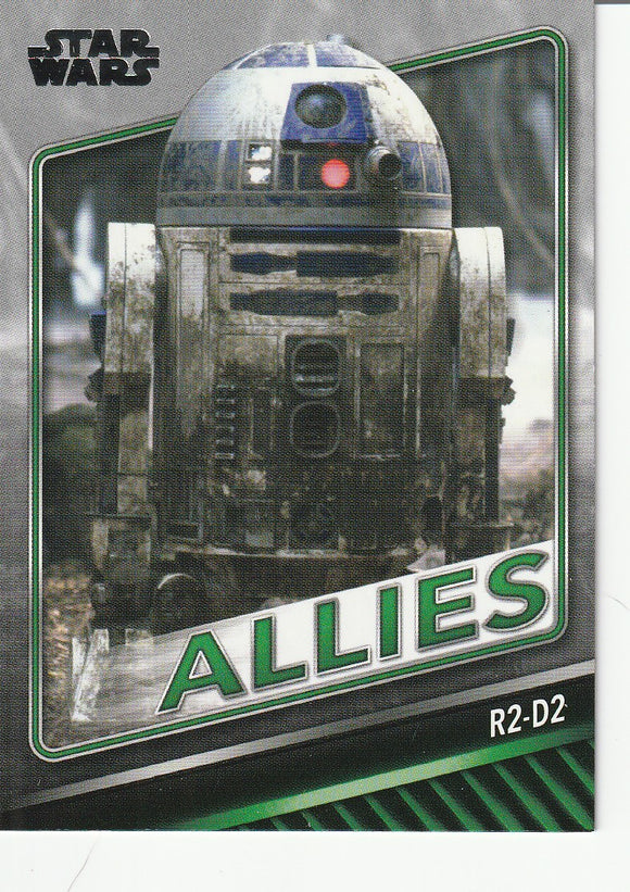 Topps Star Wars Skywalker Saga Allies card A-4 R2-D2