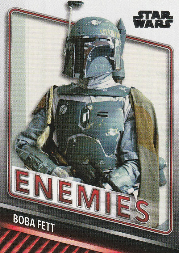 Topps Star Wars Skywalker Saga Enemies card E-7 Boba Fett