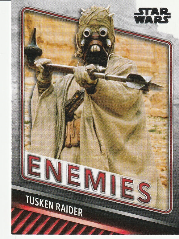 Topps Star Wars Skywalker Saga Enemies card E-1 Tusken Raider