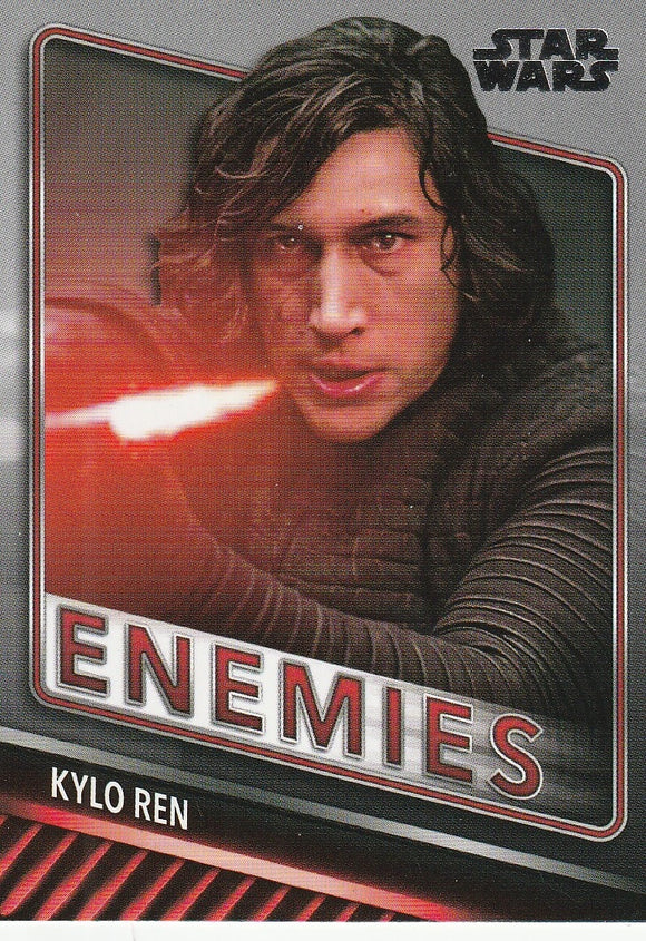 Topps Star Wars Skywalker Saga Enemies card E-10 Kylo Ren