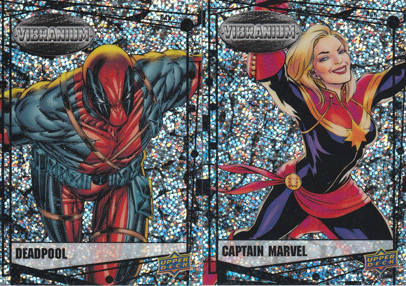 2015 UD Marvel Vibranium Base cards Raw Parallels Choose your numbers