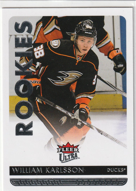 William Karlsson 2014-15 Fleer Ultra Rookie card #224