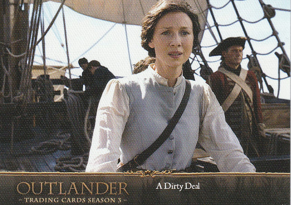 Outlander Season 3 card #53 A Dirty Deal Canvas Parallel