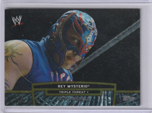 2013 Topps WWE Triple Threat 1 History card TT10-1 Rey Mysterio