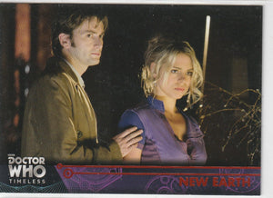 Topps Doctor Who Timeless card #46 New Earth Red Foil #d 19/25