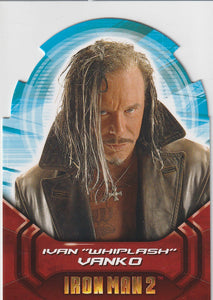 2010 Upper Deck Iron Man 2 Actors Die Cut card AH5 Mickey Rourke as Ivan "Whiplash" Janko
