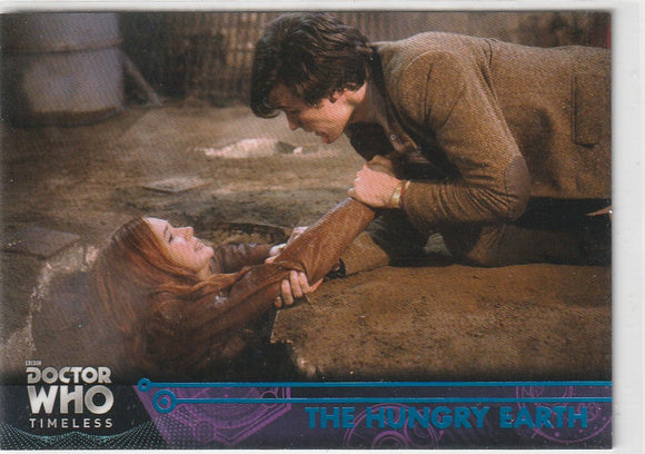 Topps Doctor Who Timeless card #73 The Hungry Earth Blue #d 12/99
