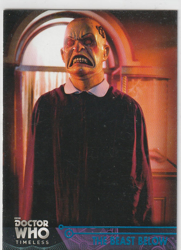 Topps Doctor Who Timeless card #71 The Beast Below Blue #d 27/99