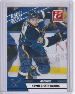 Kevin Shattenkirk 2010-11 Donruss Fall Expo Redemptions Autograph Rookie card #4
