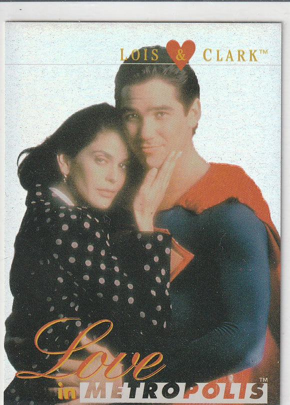 1995 SkyBox Lois & Clark Diffuser Chip Foil card L&C 1 Love in Metropolis
