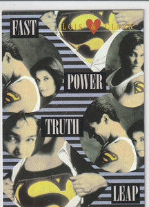 1995 SkyBox Lois & Clark Diffuser Chip Foil card L&C 4 Fast Power Truth Leap