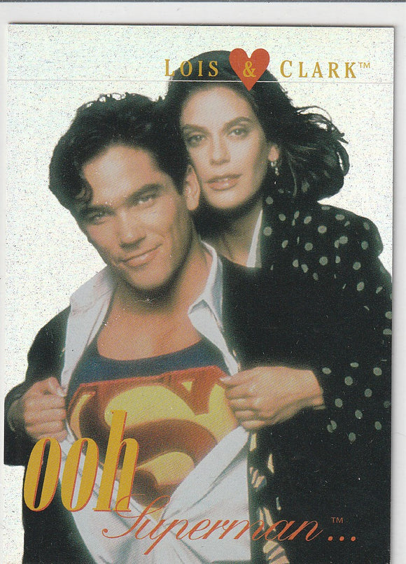 1995 SkyBox Lois & Clark Diffuser Chip Foil card L&C 9 Ooh Superman