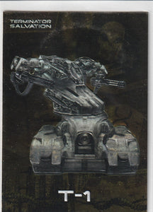 Terminator Salvation Embossed Foil Insert card 1 of 9 T-1