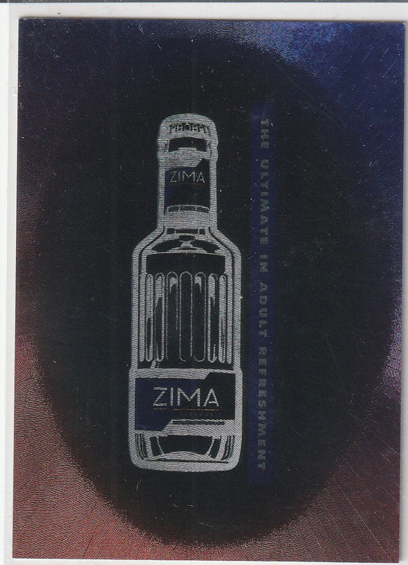 1995 Coors Trading Cards Bright Lights Insert card #11 Zima Clearmalt