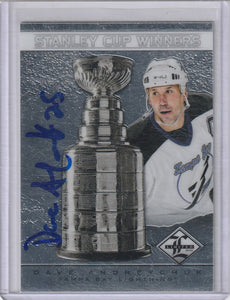 Dave Andreychuk 2012-13 Limited Stanley Cup Winners Autograph SC16 #d 75/99