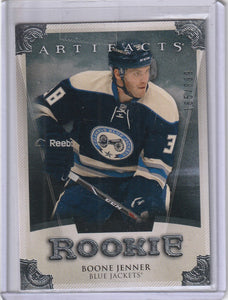 Boone Jenner 2013-14 Artifacts Rookie card RED232 #d 165/899