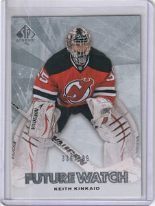 Keith Kinkaid 2011-12 SP Authentic Future Watch Rookie #203 #d 336/999
