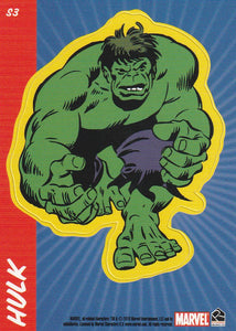 2010 Marvel 70th Anniversary Sticker card S3 Hulk