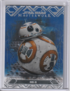 2017 Star Wars Masterwork card 65 BB-8 Blue Parallel