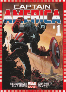2014 Marvel Now Cutting Edge Covers card #104 Captain America #1