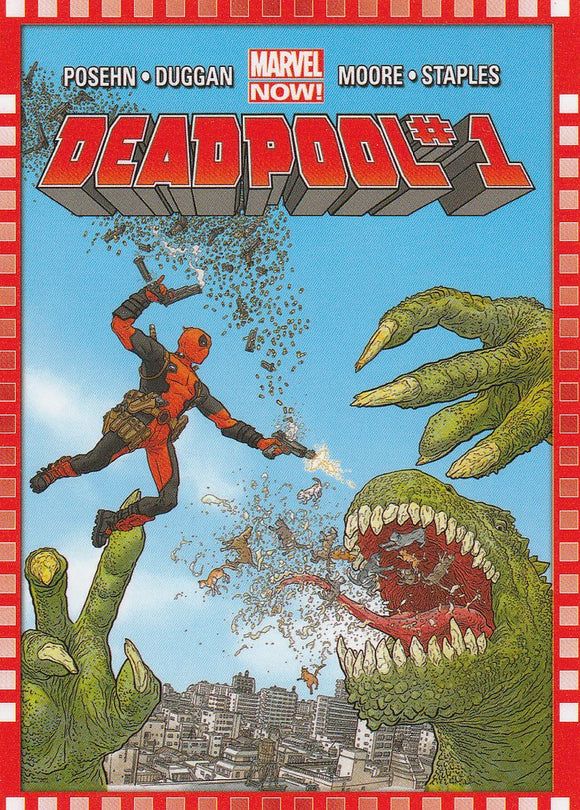 2014 Marvel Now Cutting Edge Covers card #105 Deadpool #1