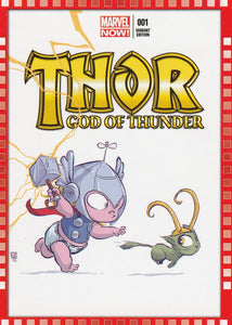 2014 Marvel Now Cutting Edge Covers Variant card 110-SY Thor: God Of Thunder #1