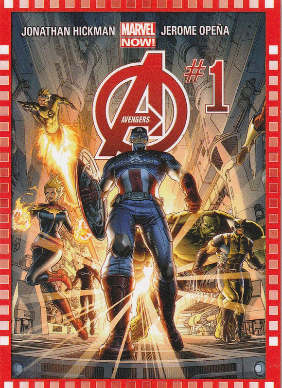 2014 Marvel Now Cutting Edge Covers card #112 Avengers #1