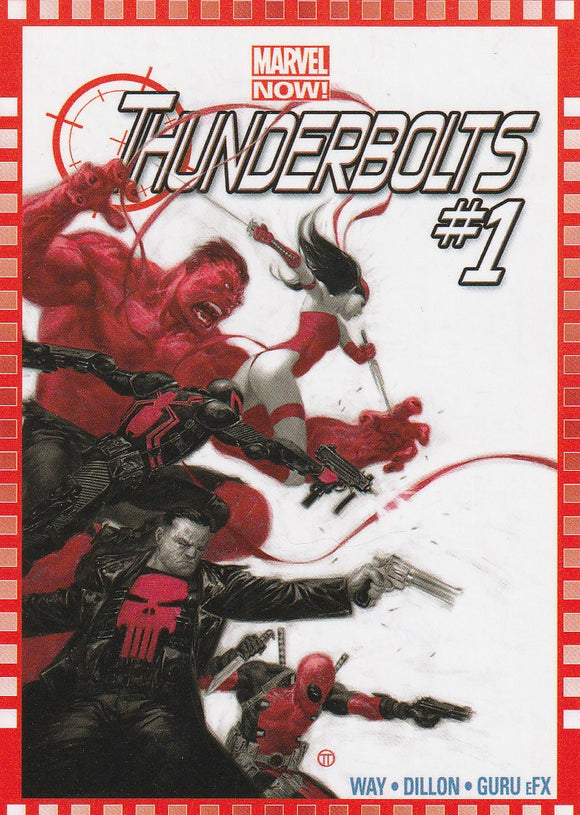 2014 Marvel Now Cutting Edge Covers card #116 Thunderbolts #1