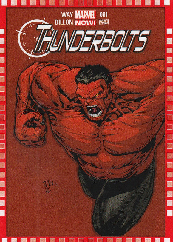 2014 Marvel Now Cutting Edge Covers Variant card 116-BT Thunderbolts #1