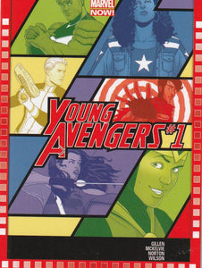 2014 Marvel Now Cutting Edge Covers card #121 Young Avengers #1