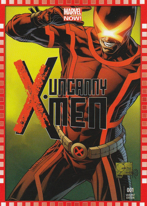 2014 Marvel Now Cutting Edge Covers Variant card 126-JQ Uncanny X-Men #1