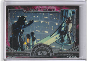 2016 Star Wars Masterwork Great Rivalries card GR-2 Luke Skywalker Darth Vader