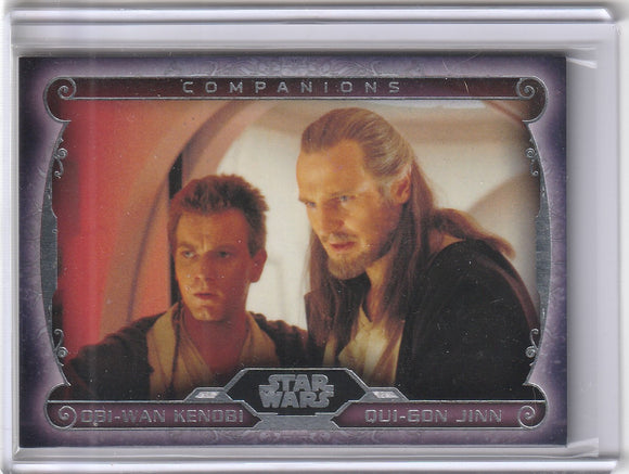 2015 Star Wars Masterwork Companions card C-6 Obi-Wan & Qui-Gon
