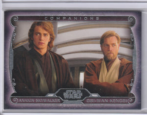 2015 Star Wars Masterwork Companions card C-4 Anakin & Obi-Wan