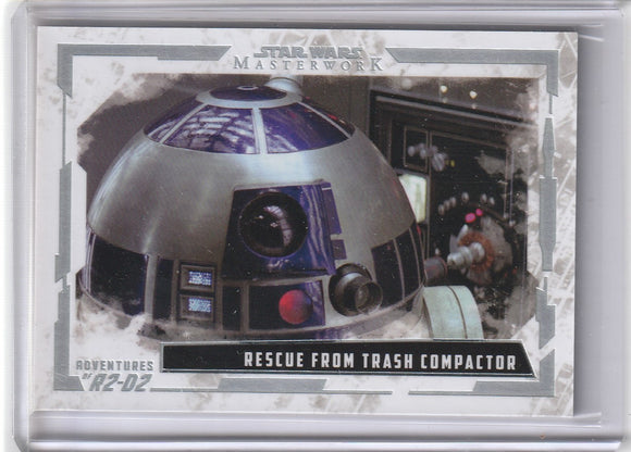 2017 Star Wars Masterwork Adventures of R2-D2 card AR-6 Rescue from Trash Compactor
