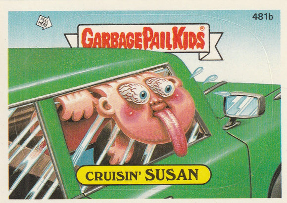 1988 Topps Garbage Pail Kids Series 12 sticker 481b CRUISIN' SUSAN